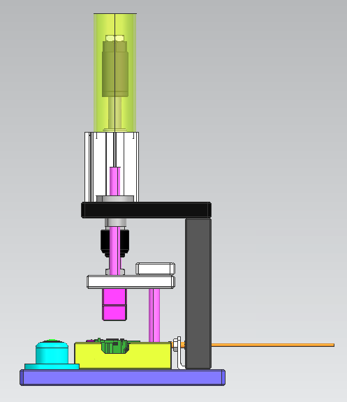 一款压合工装 x_t