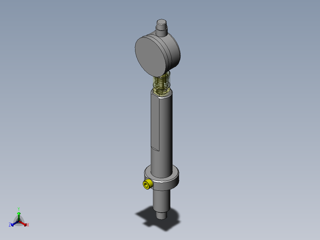 深度计正等轴测图