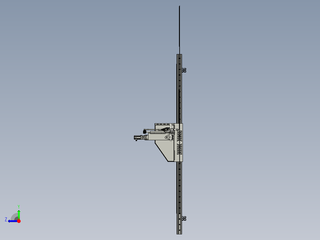 等离子切割设备右视图