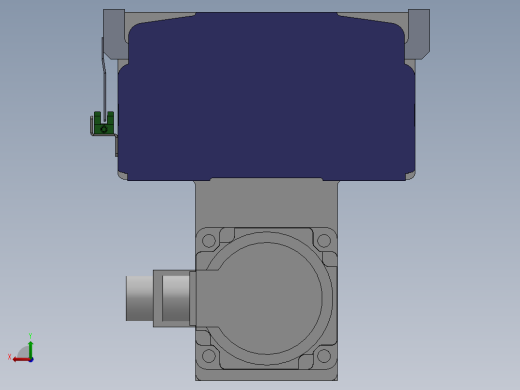 电动滑台模组SDM210下折模型后视缩略图