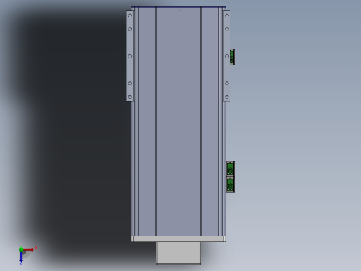 电动滑台模组SDM210下折模型俯视缩略图