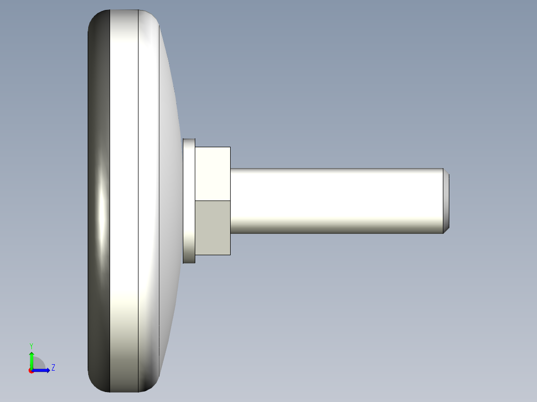 固定腳座1088-3D多系列多零件图纸模型左视图