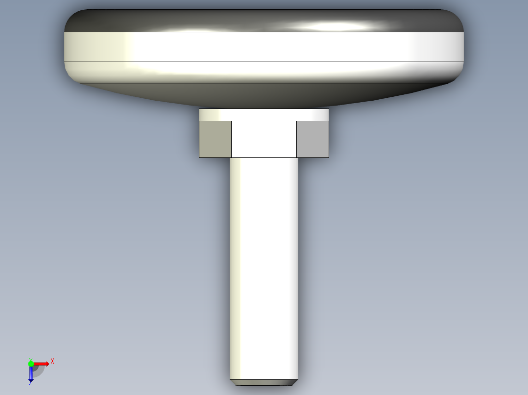 固定腳座1088-3D多系列多零件图纸模型俯视图
