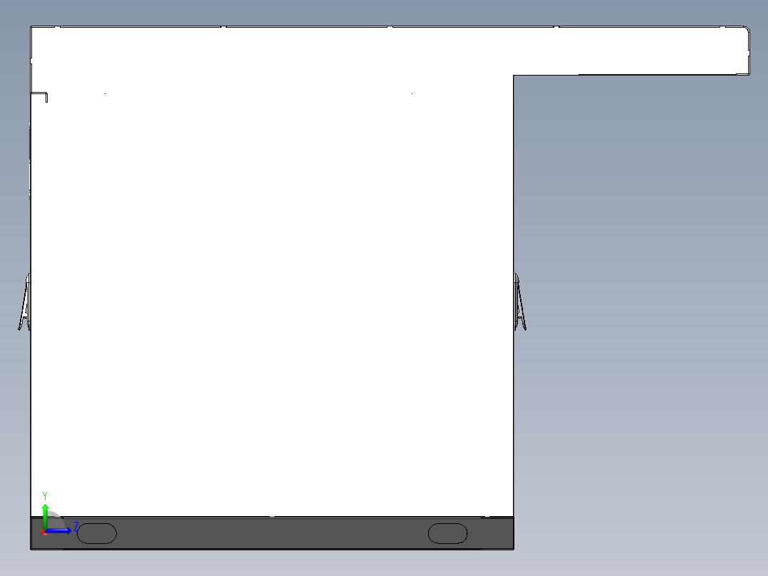 两工位控制台左视图