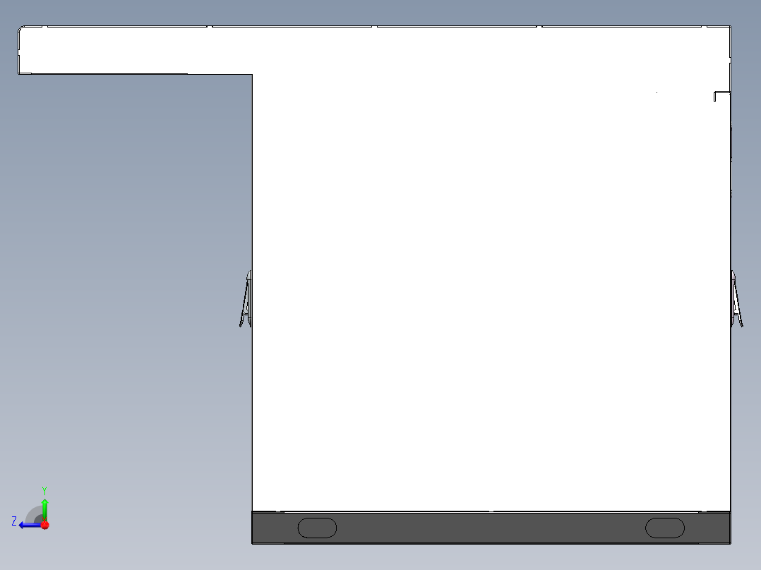 两工位控制台右视图