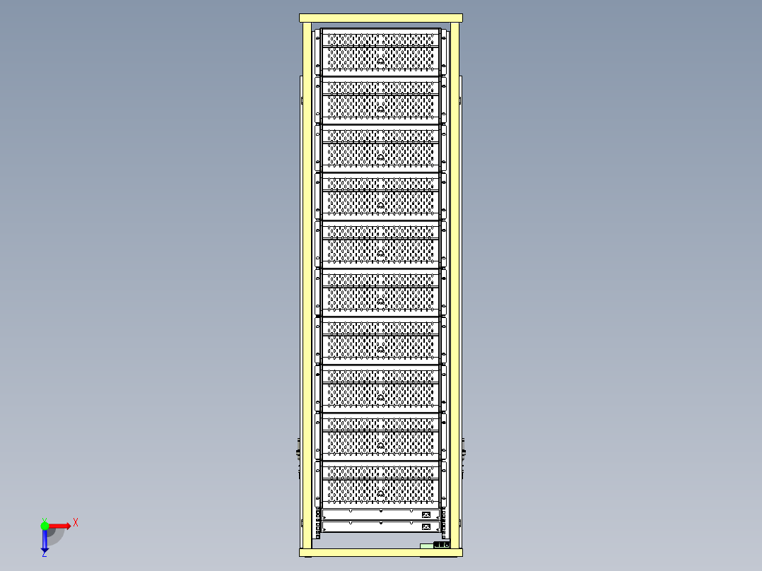 服务器机柜 (14)俯视图