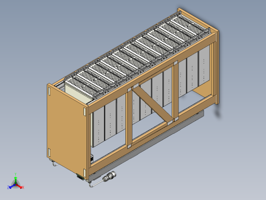 服务器机柜 (14)正等轴测缩略图