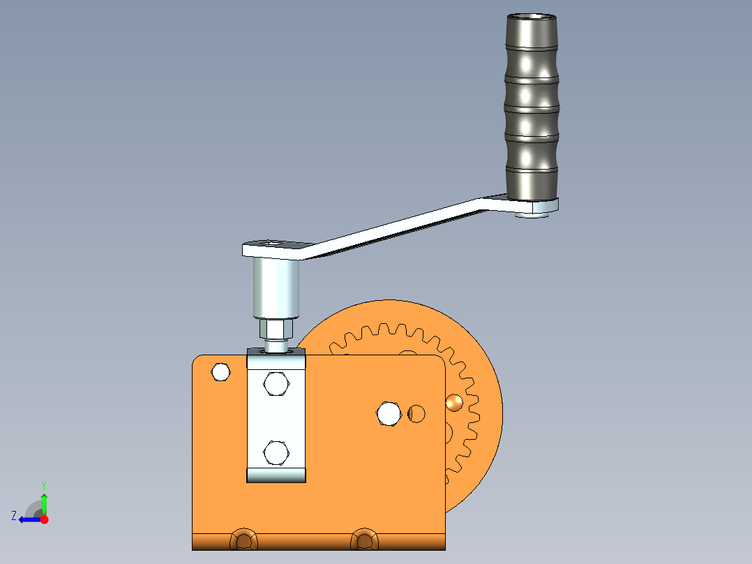 Dutton Lainson WG1500 六角驱动绞盘--stp右视图