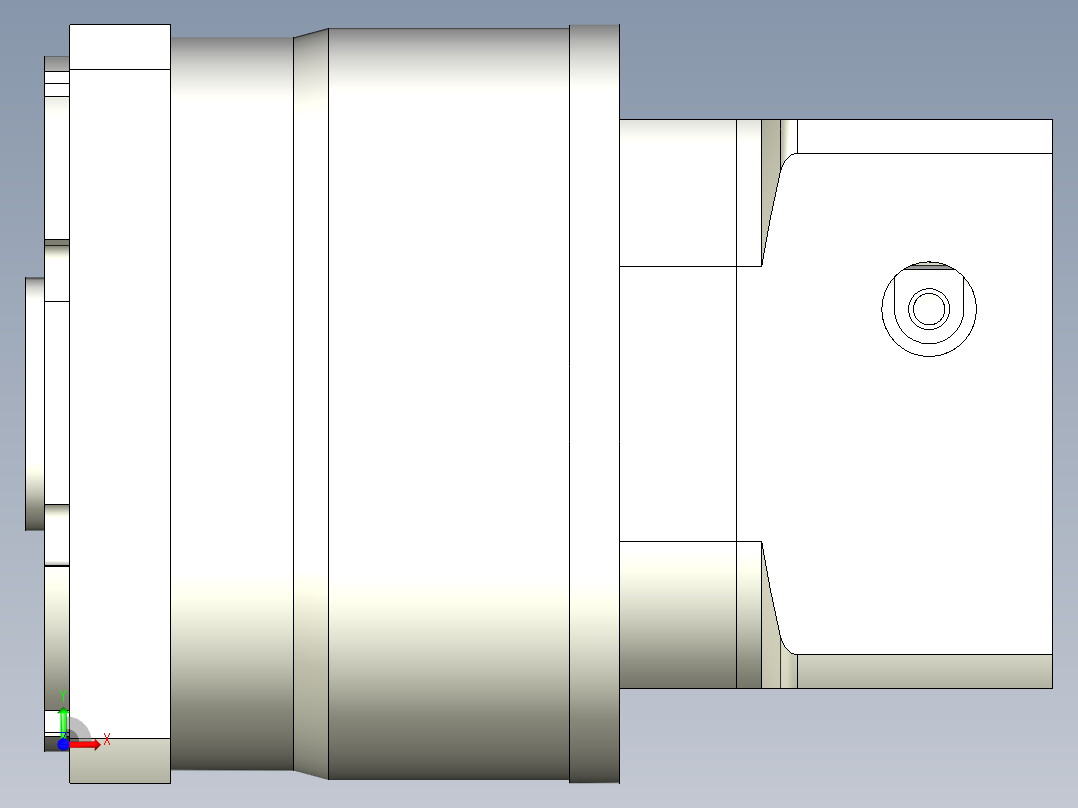 直齿孔PLF120-L2-LC 19-70-90-M5前视图