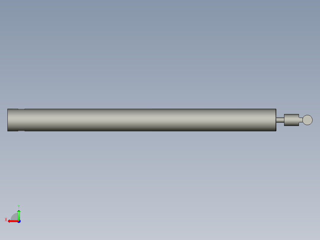 粘滞阻尼器结构后视图