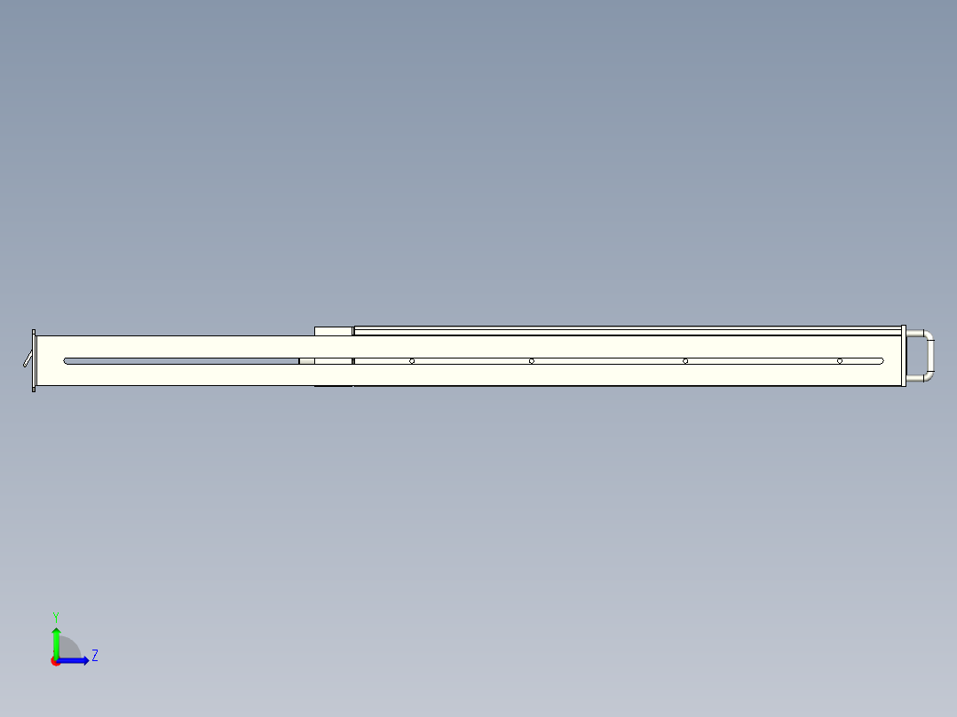 Rittal-1U工控机消防用-7338.221左视图