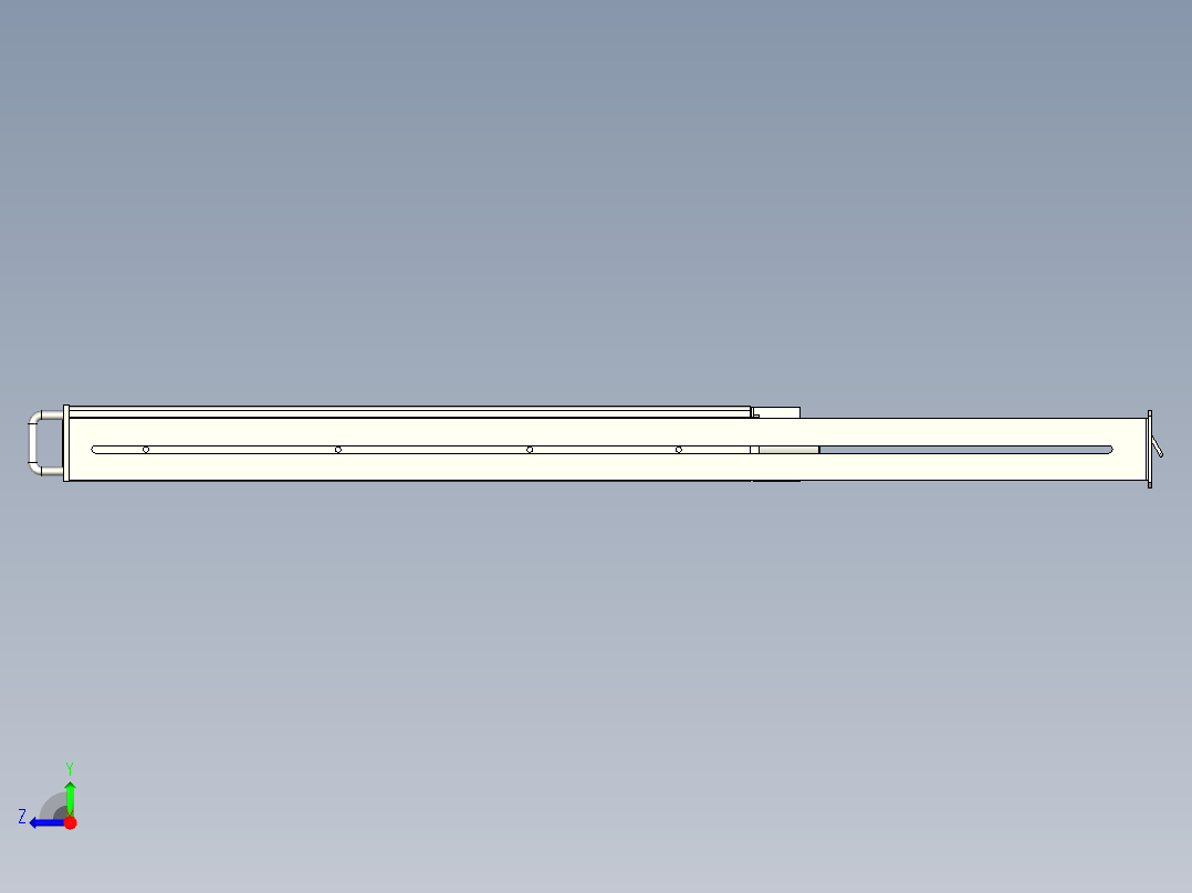 Rittal-1U工控机消防用-7338.221右视图