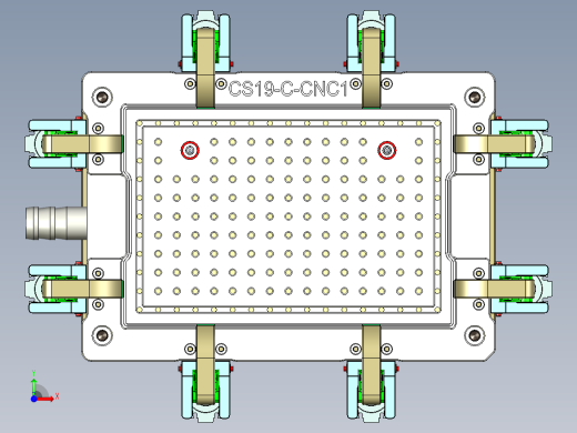 CS19-C-CNC1-180711笔记本CNC工装夹具三维模型前视缩略图
