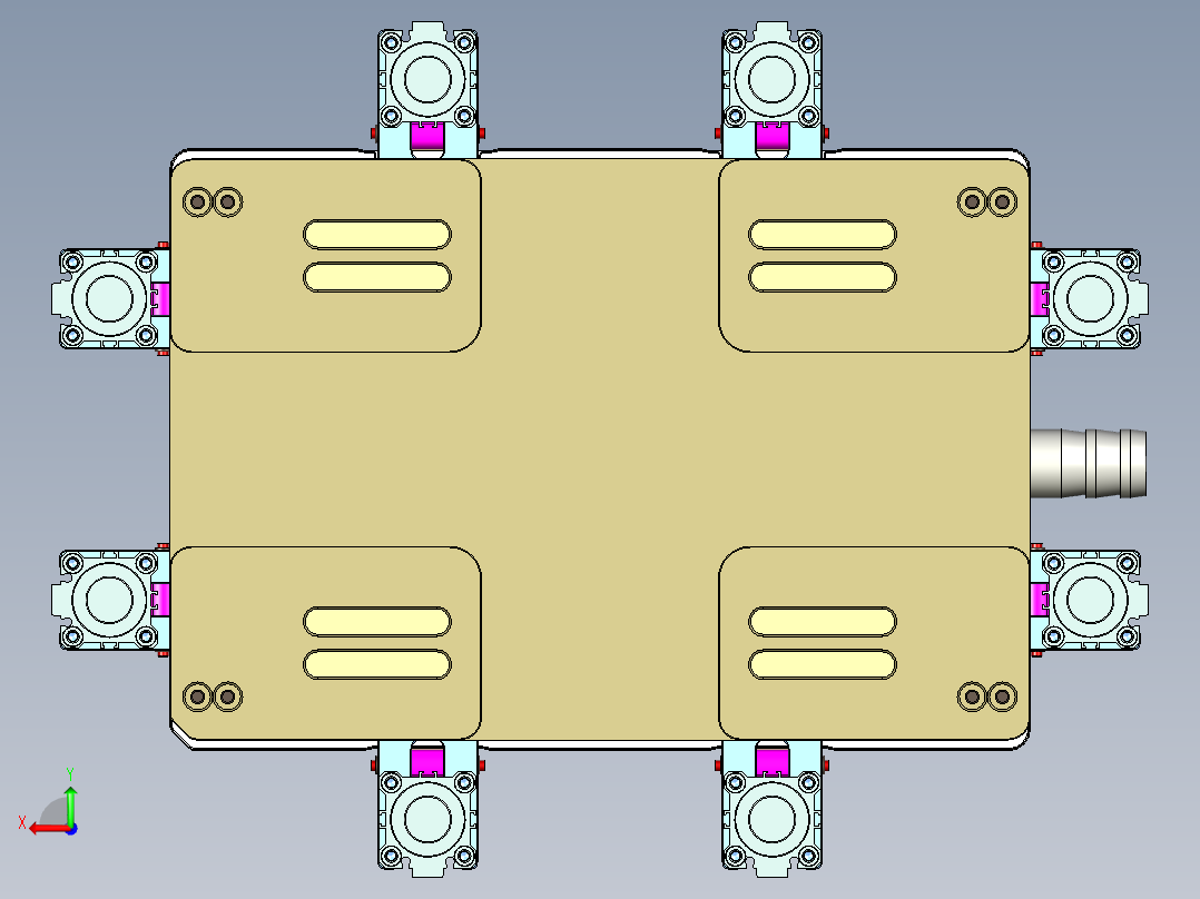 CS19-C-CNC1-180711笔记本CNC工装夹具三维模型后视图