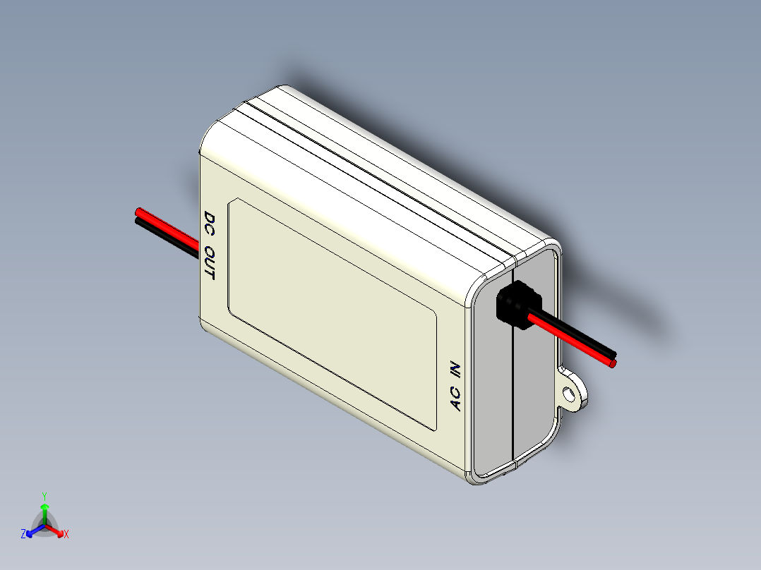 明纬APV、APC系列 LED型电源合集正等轴测图