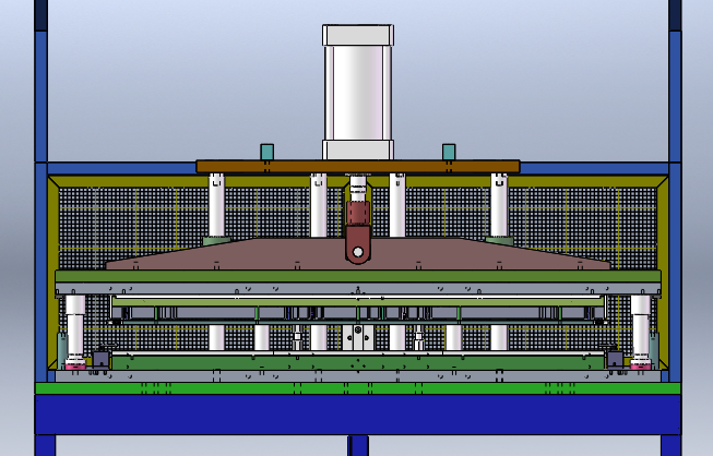 1米长冲切机sw18可编辑