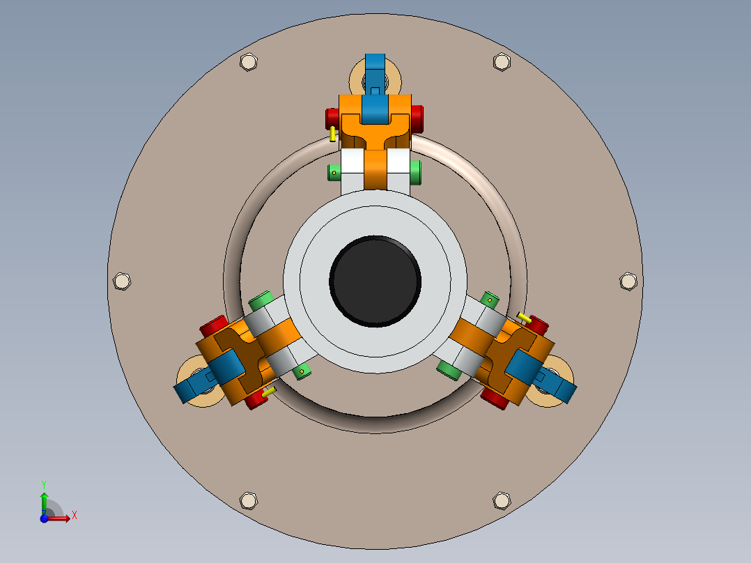 多盘离合器sw18可编辑前视图