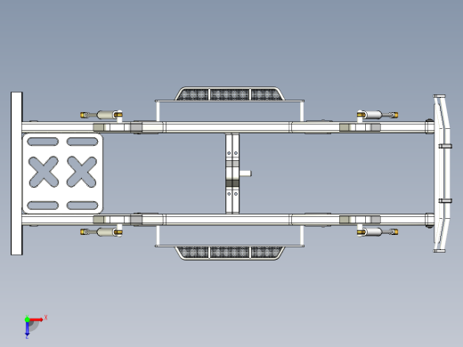 底盘带板簧俯视缩略图