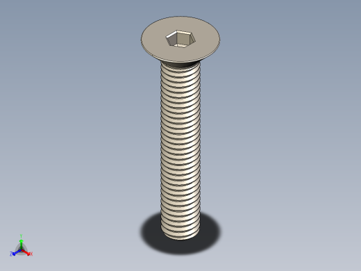 Screw_ISO_10642_M5x30_A2.STEP正等轴测缩略图