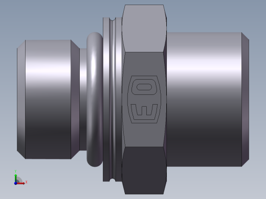 公制螺纹O圈密封、1CH-18-16前视缩略图