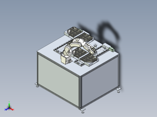 机器人激光焊接塑料圆柱设备