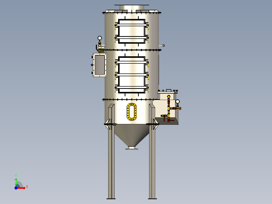 B3003462-HFVT-6 湿式除尘器前视图