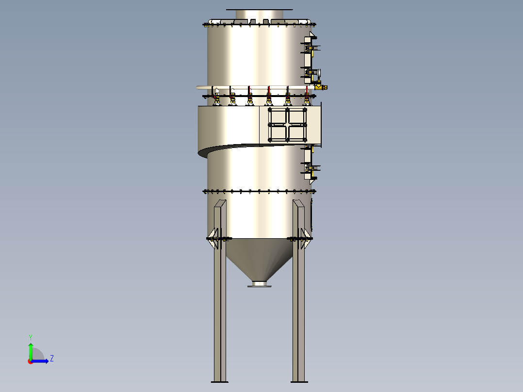 B3003462-HFVT-6 湿式除尘器左视图