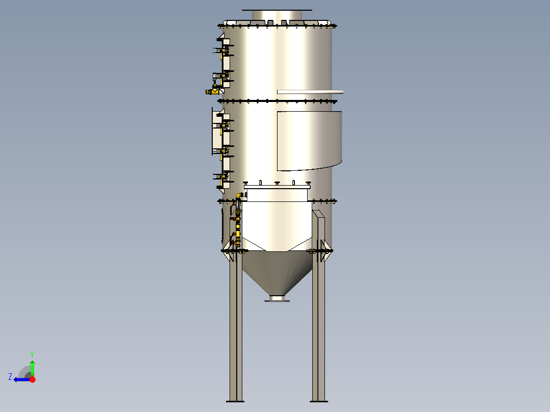 B3003462-HFVT-6 湿式除尘器右视图