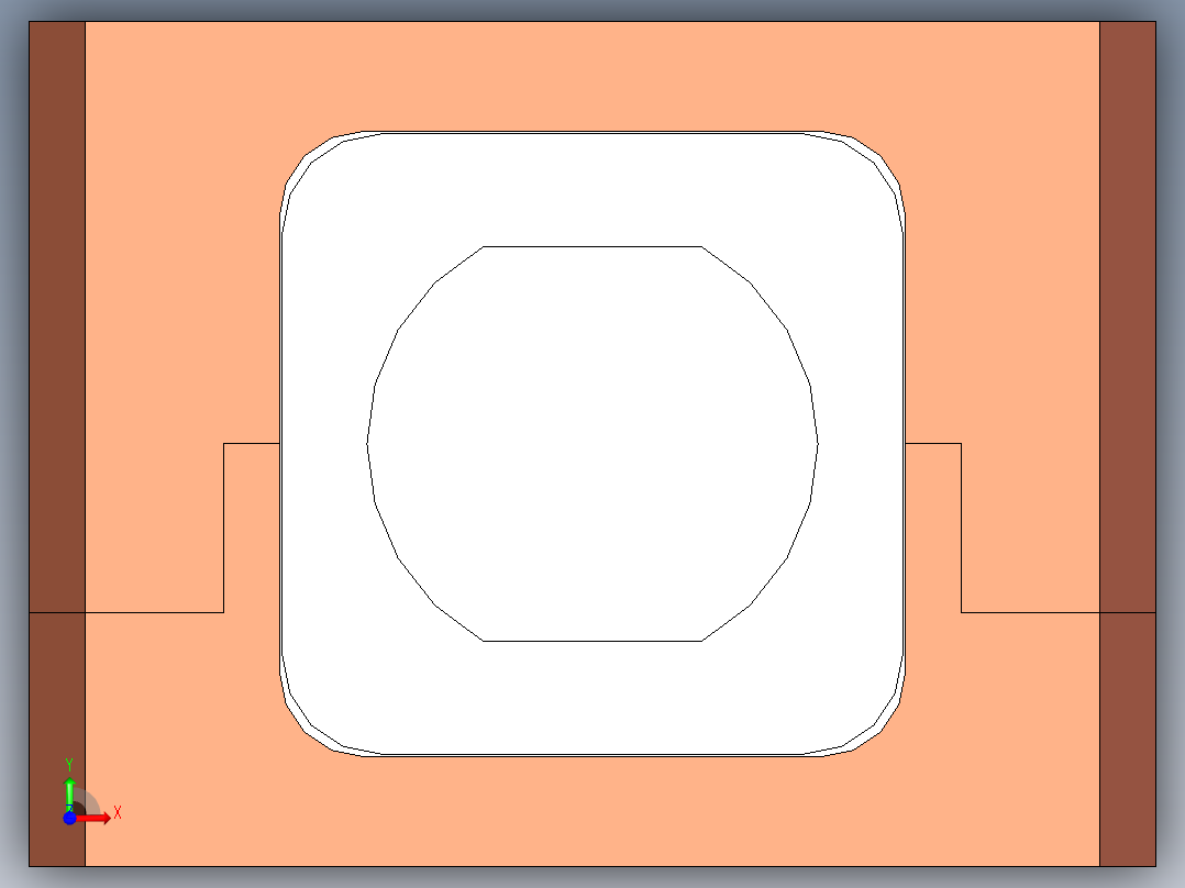 一种迷你电动推杆的设计前视图