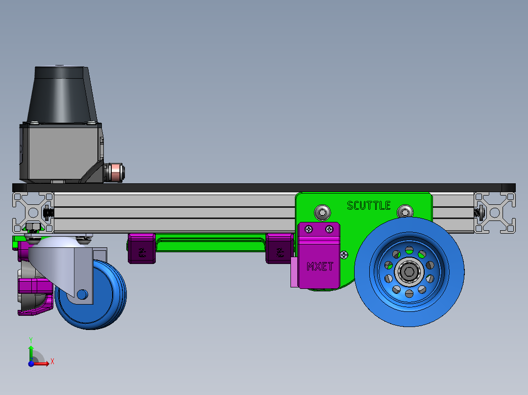 AGV小车、AGV(172)前视图