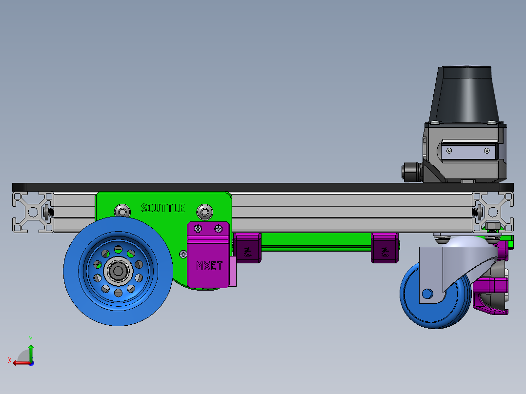 AGV小车、AGV(172)后视图