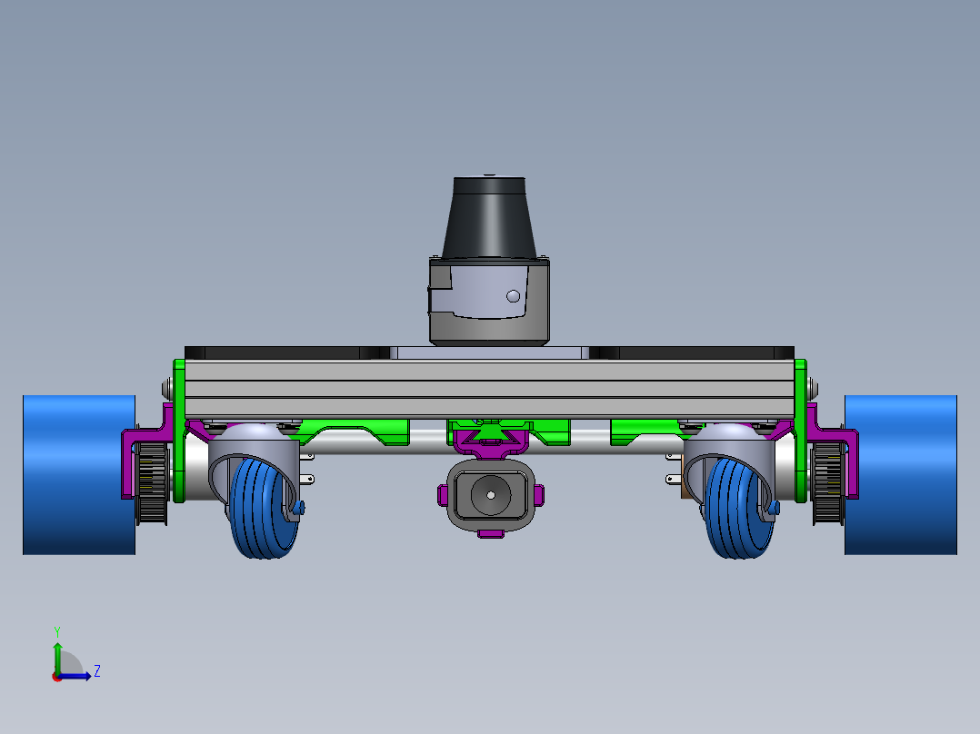 AGV小车、AGV(172)左视图