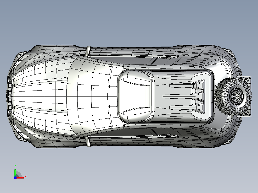 B3003677-奥迪越野车前视图