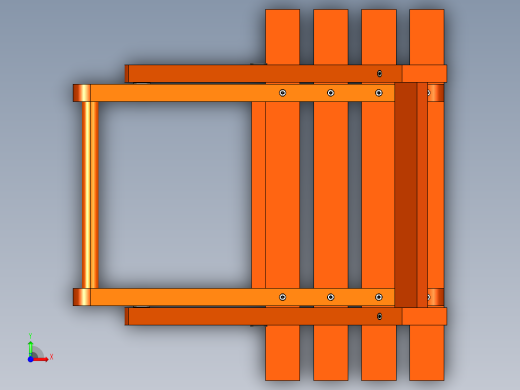 便携式折叠凳子前视缩略图