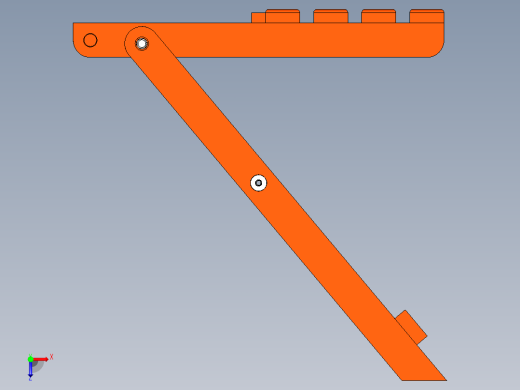 便携式折叠凳子俯视缩略图