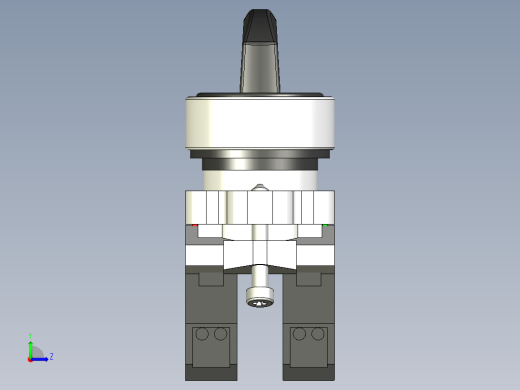 B2005252-开关 22mm 带 1 个常开触点和 1 个常闭触点左视缩略图