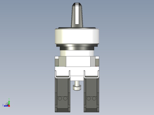 B2005252-开关 22mm 带 1 个常开触点和 1 个常闭触点右视缩略图