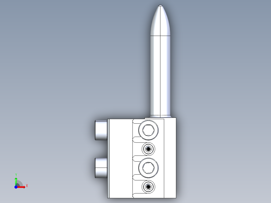 A0003238-焊接夹具，1E P1E2C 针座安装组件-2-向可调组件前视图