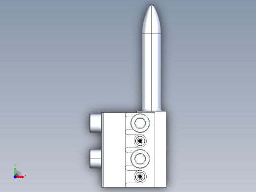 A0003238-焊接夹具，1E P1E2C 针座安装组件-2-向可调组件前视缩略图