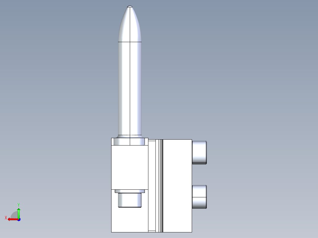 A0003238-焊接夹具，1E P1E2C 针座安装组件-2-向可调组件后视图