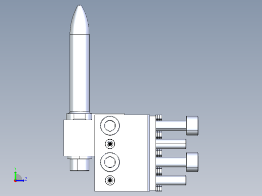 A0003238-焊接夹具，1E P1E2C 针座安装组件-2-向可调组件左视缩略图