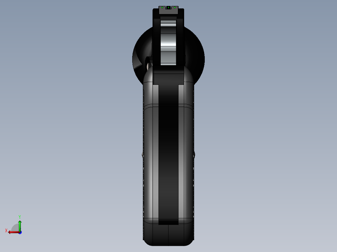 手枪左轮冲锋枪老式狙击步枪设计3D图纸revolver-22-lr SW STP后视图