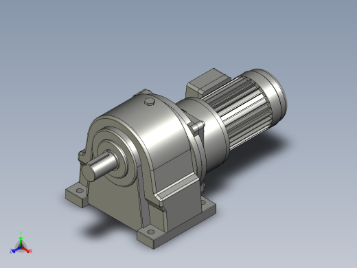GH卧式高速比附三相单相铝壳刹车齿轮减速马达GH-40-400W-800-S-G1-LD-HO
