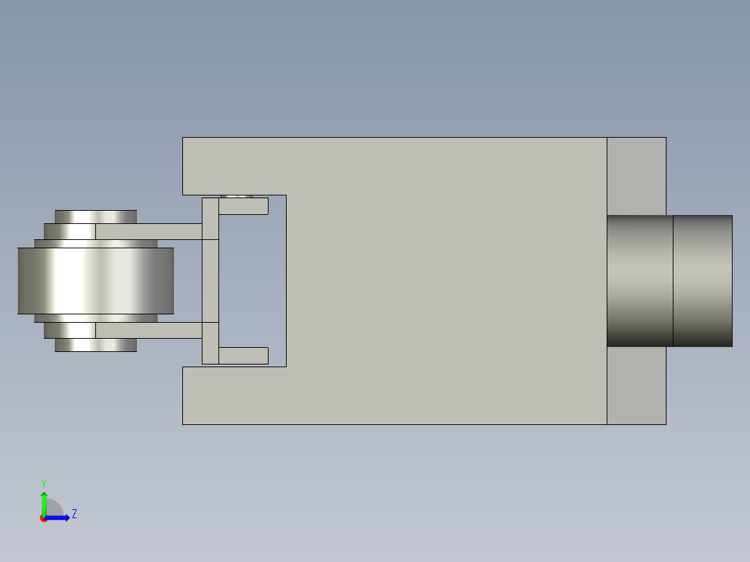 布局-微动开关欧姆龙Z-15GW2-B1左视图
