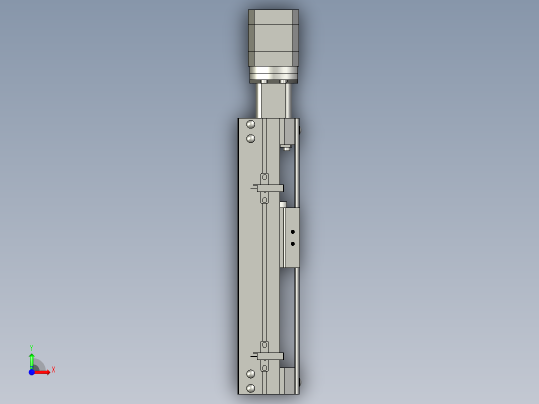 探头行走机构-LXYC-BOSS前视图