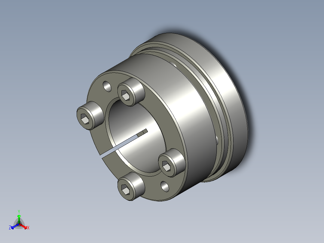 MLBA22S免键轴套正等轴测图
