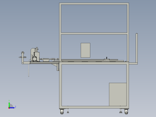 海绵内芯冲压设备左视缩略图