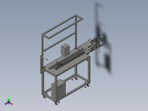 海绵内芯冲压设备正等轴测缩略图
