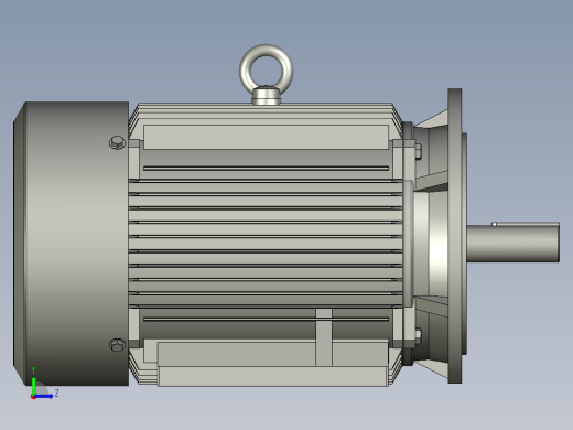 CQYD2-(160M-280M)B35右变极多速三相异步电动机YD2-160M-4-B35右左视缩略图