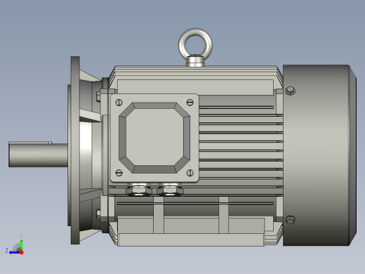 CQYD2-(160M-280M)B35右变极多速三相异步电动机YD2-160M-4-B35右右视缩略图